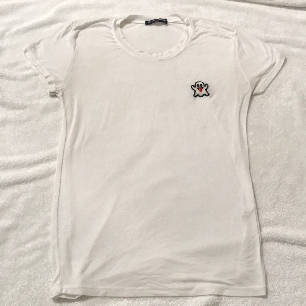 Brandy Melville Ghost Emoji Tee